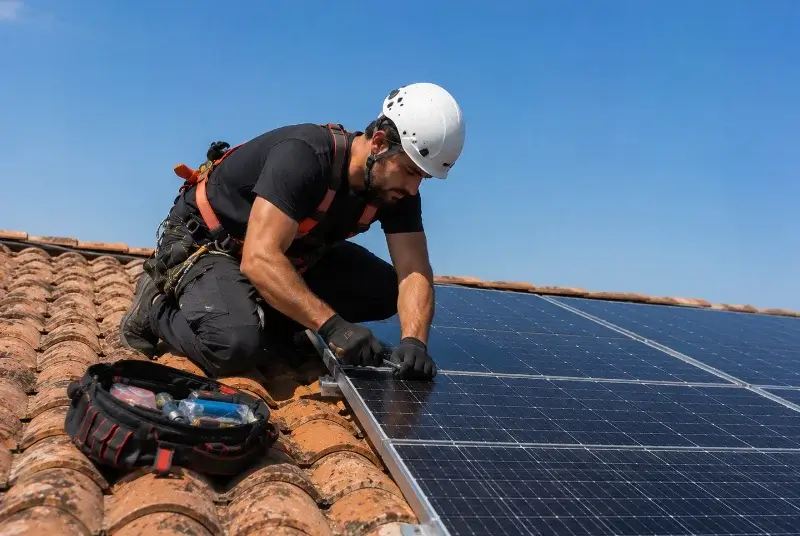Maintenance et monitoring de panneaux solaires à Beychac-et-Caillau